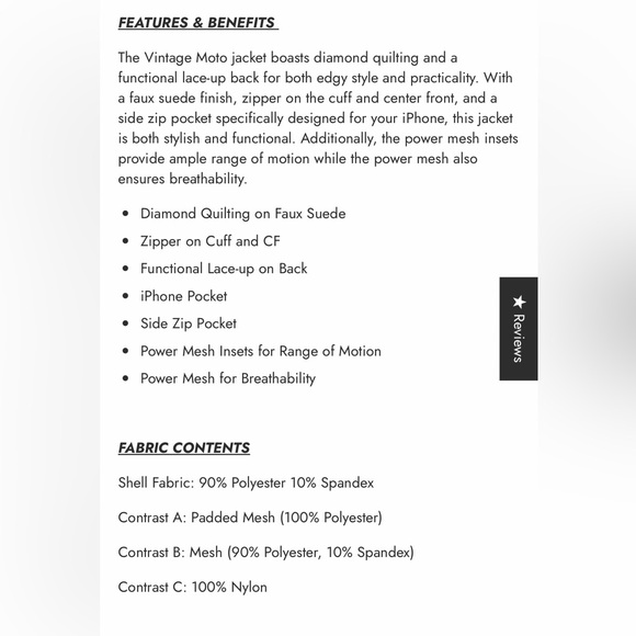 Blanc Noir Black Vintage Mesh Moto Jacket - Picture 12 of 12